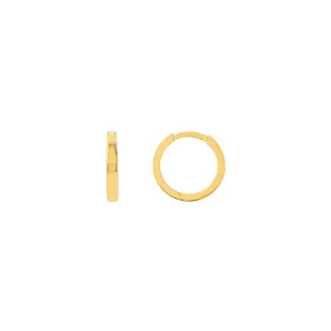 12.35 X 2MM Square Wire Hoop Earrings