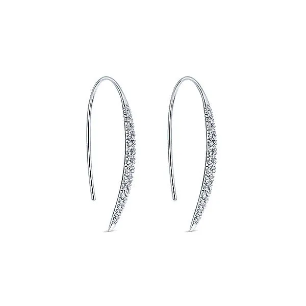 14k White Gold Kaslique Drop
