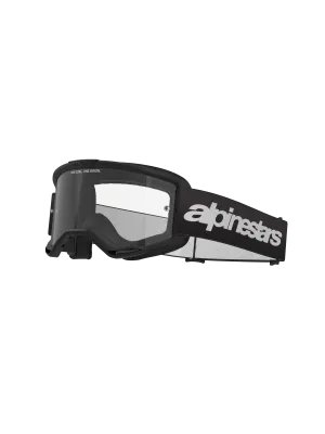 Alpinestars - Vision 3 Wordmark Black Clear Lens Goggle