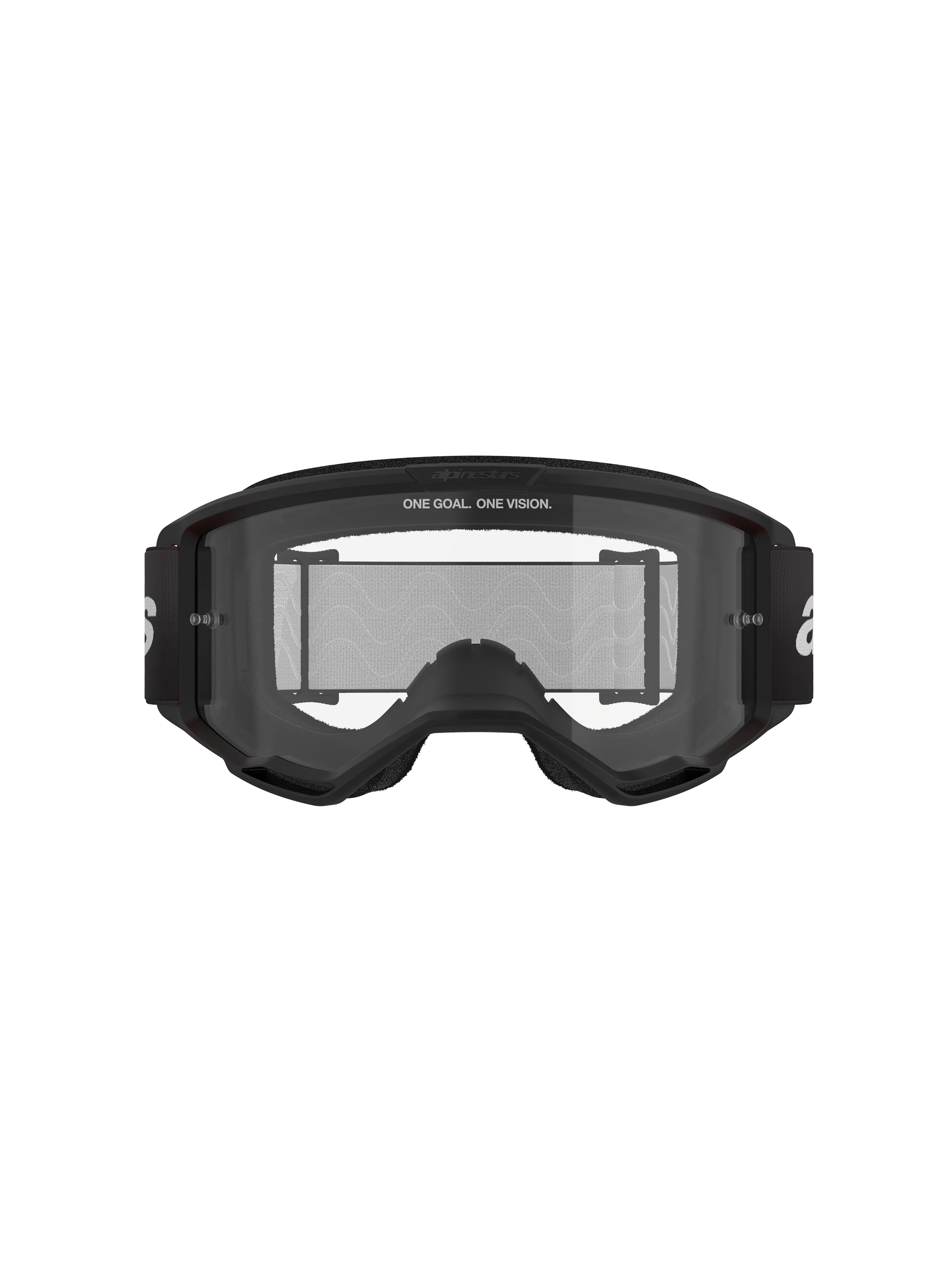 Alpinestars - Vision 3 Wordmark Black Clear Lens Goggle