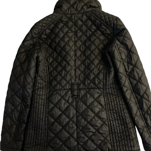 Andrew Marc Black Quilted Puffer Jacket