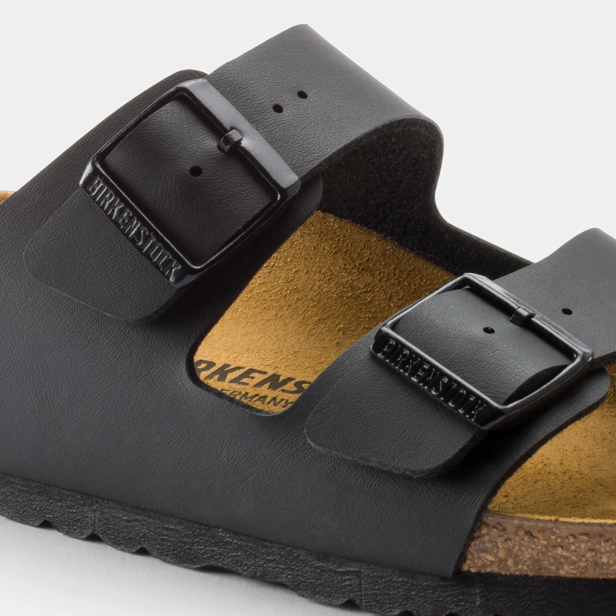 Arizona Birko-Flor Black Sandals