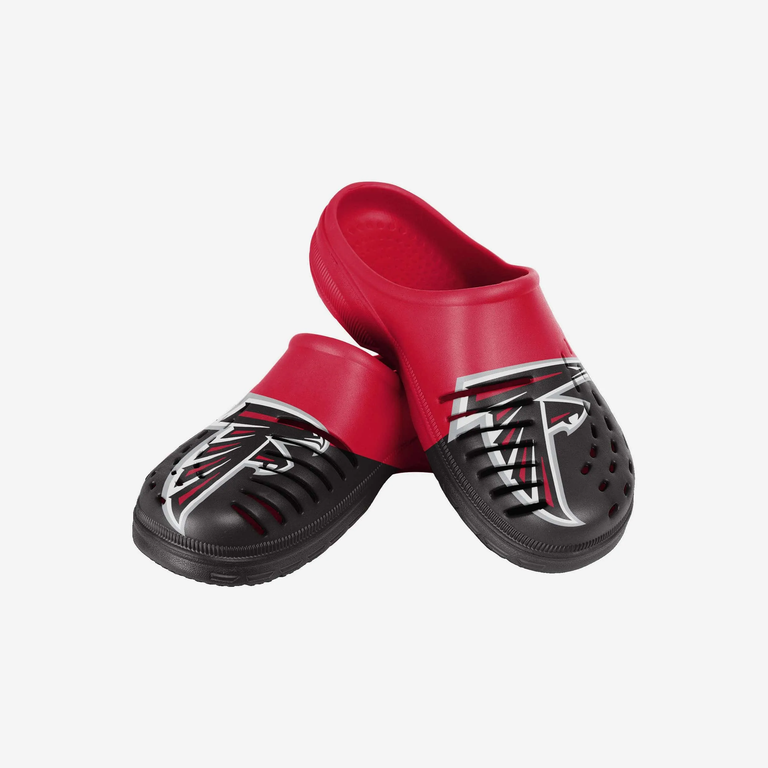 Atlanta Falcons Youth Colorblock Big Logo Clog