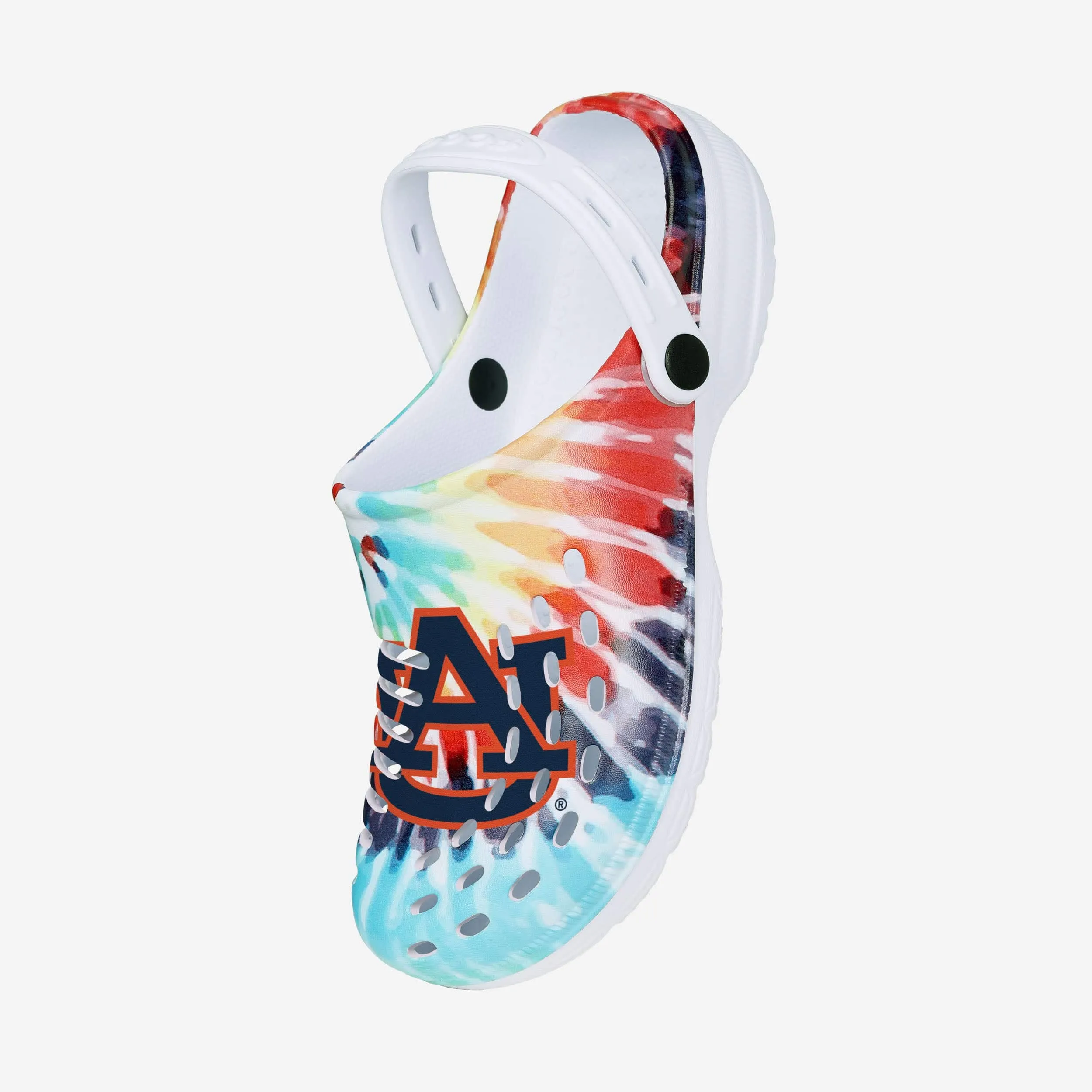 Auburn Tigers Womens Tie-Dye Clog With Strap