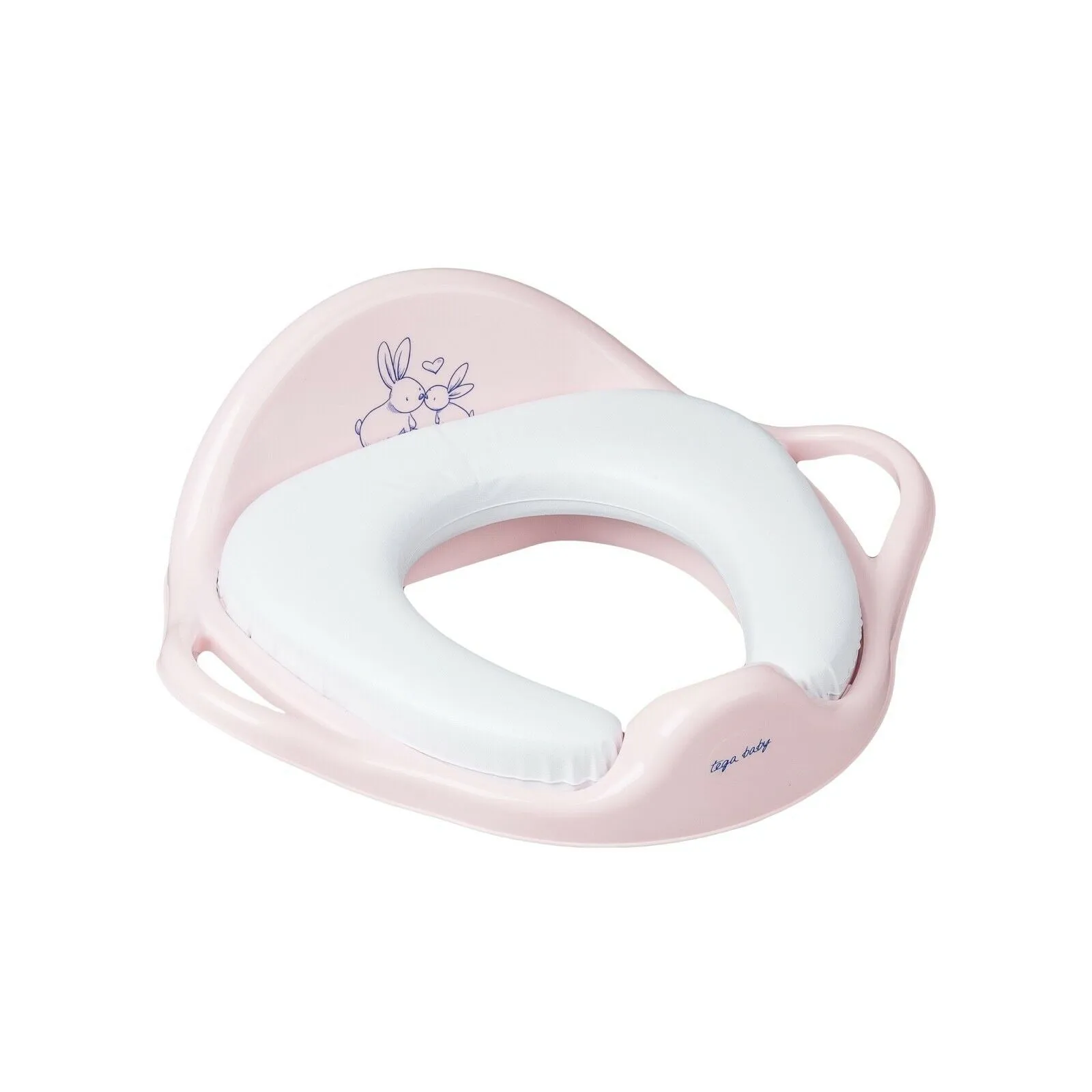 Baby Child Toilet Soft Training Seat  Bunny Pink