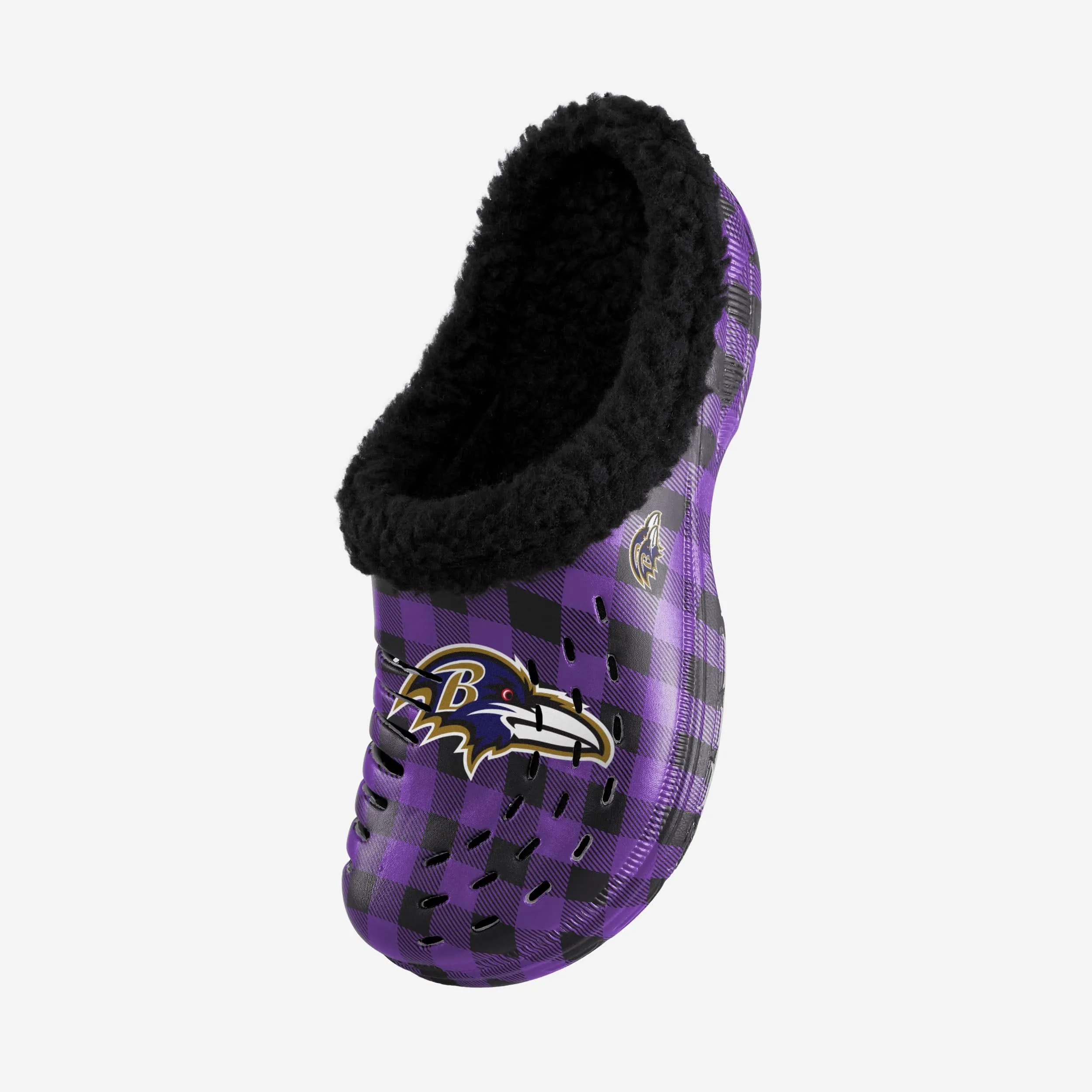 Baltimore Ravens Sherpa Lined Buffalo Check Clog
