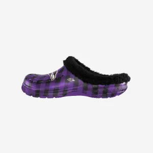 Baltimore Ravens Sherpa Lined Buffalo Check Clog