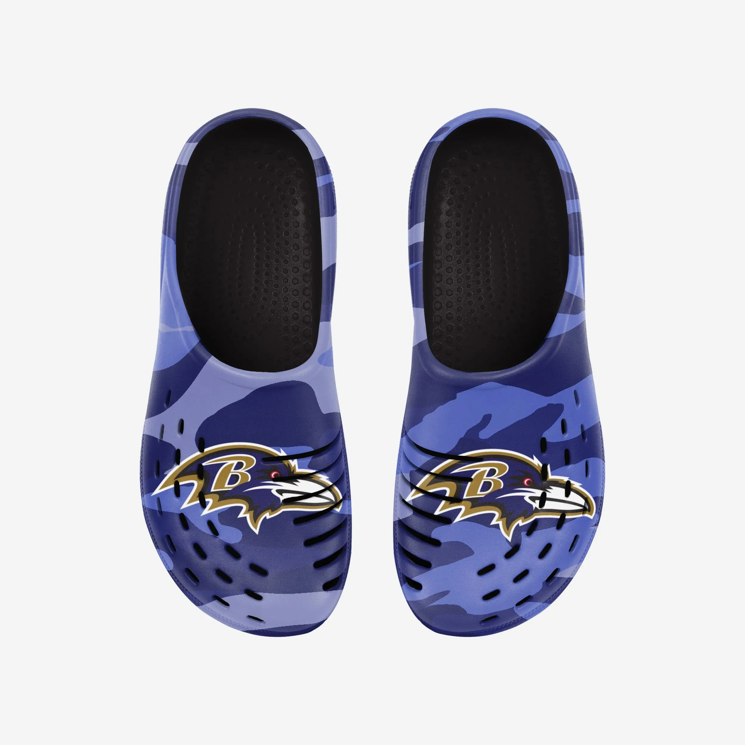 Baltimore Ravens Tonal Camo Clog