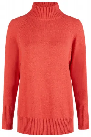 Barbara Lebek Womens Pullover - Coral