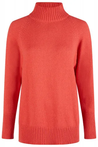 Barbara Lebek Womens Pullover - Coral