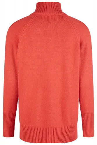 Barbara Lebek Womens Pullover - Coral