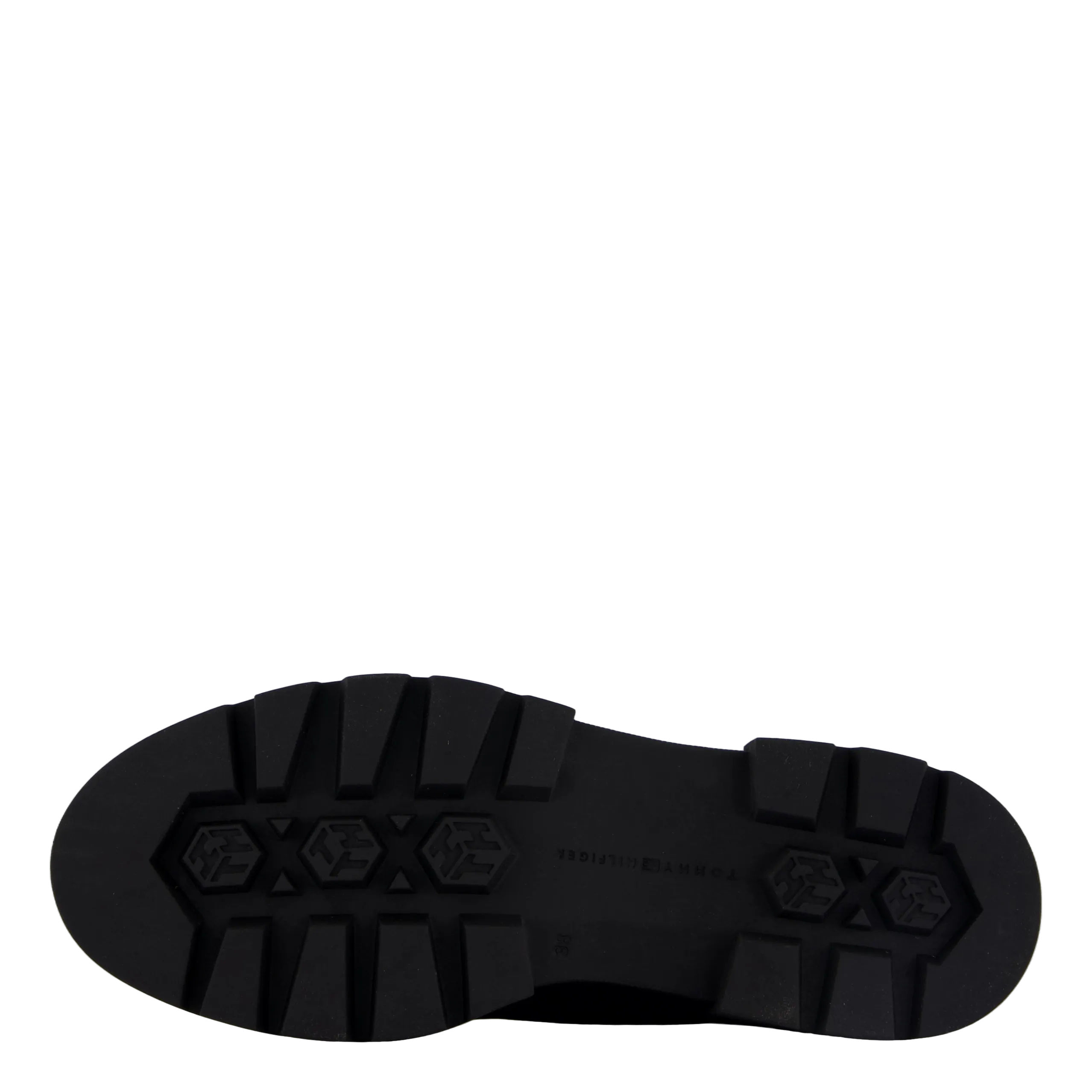 Bicolor Leather Lace-up Black