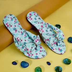 Blossom Bow Flat - Soft Sage Green