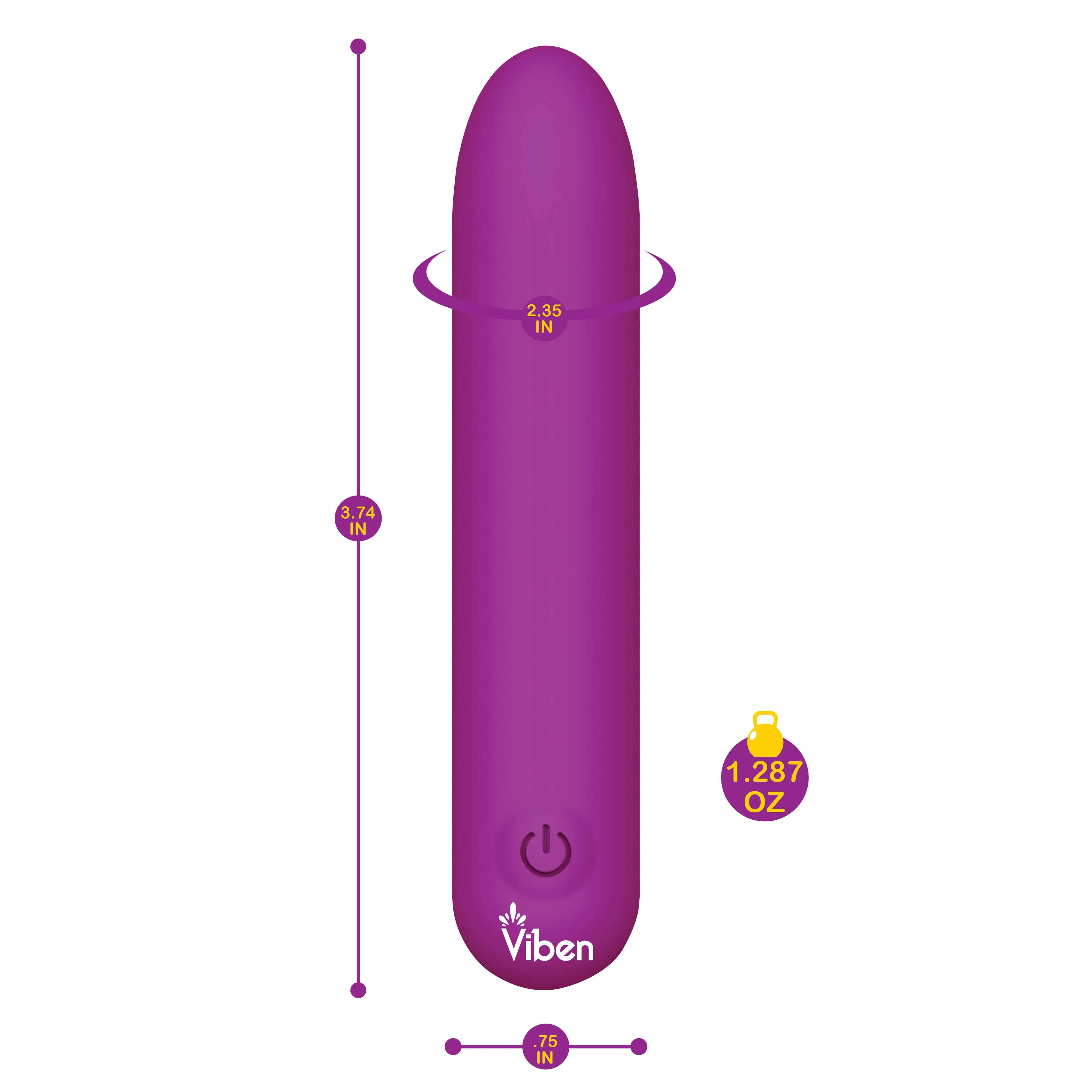 Bombshell Bullet Vibrator - Berry - Mighty Bullet