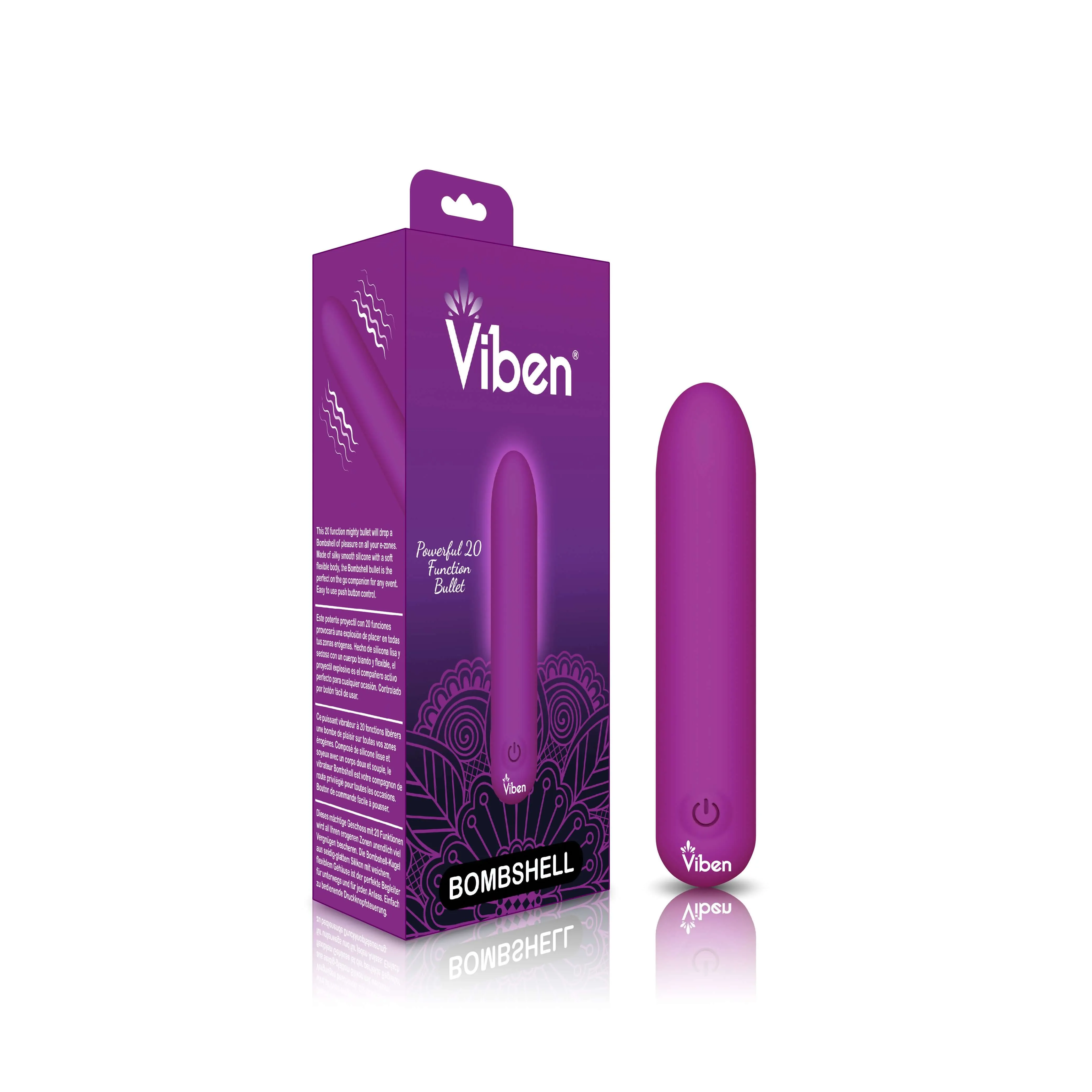 Bombshell Bullet Vibrator - Berry - Mighty Bullet
