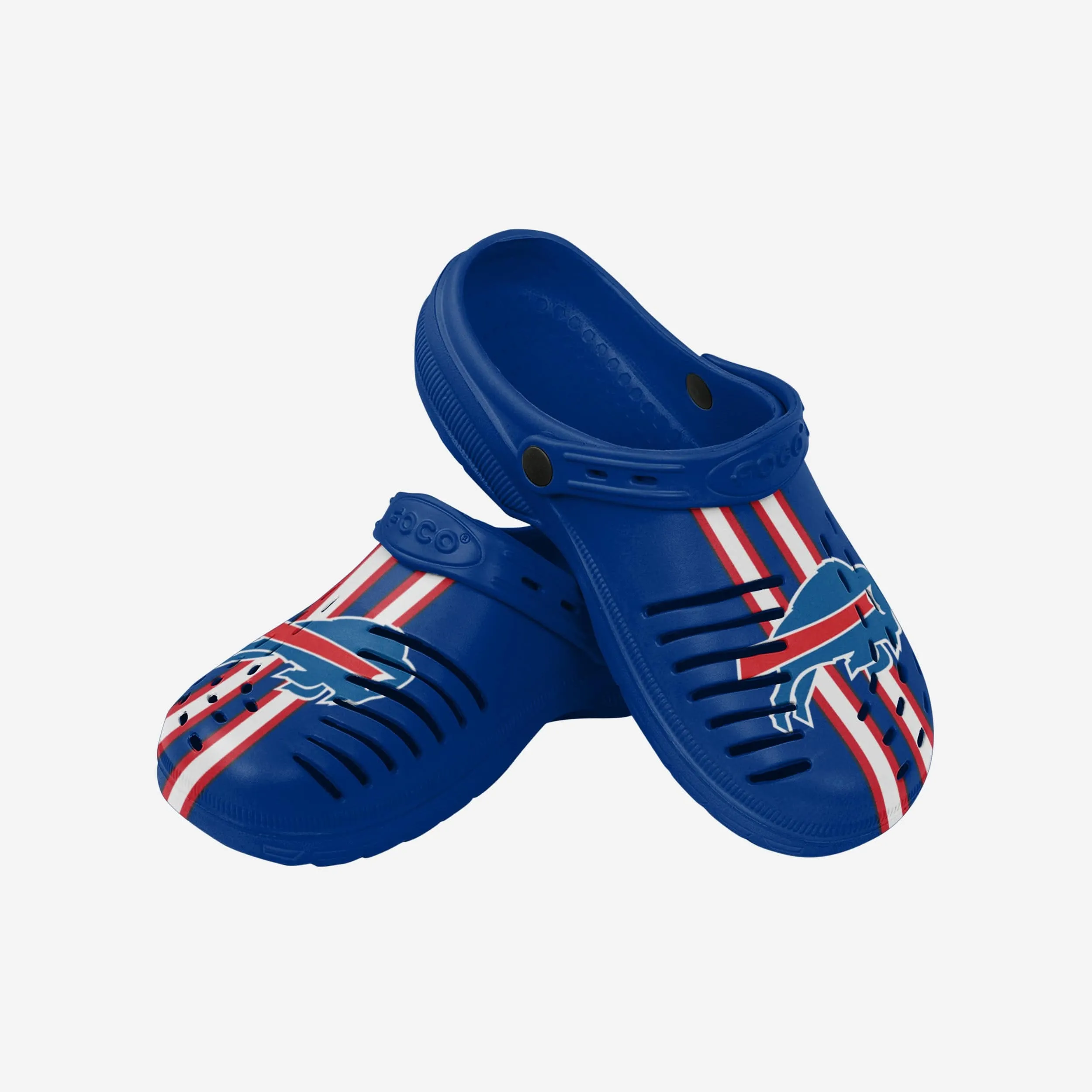 Buffalo Bills Team Stripe Clog With Strap