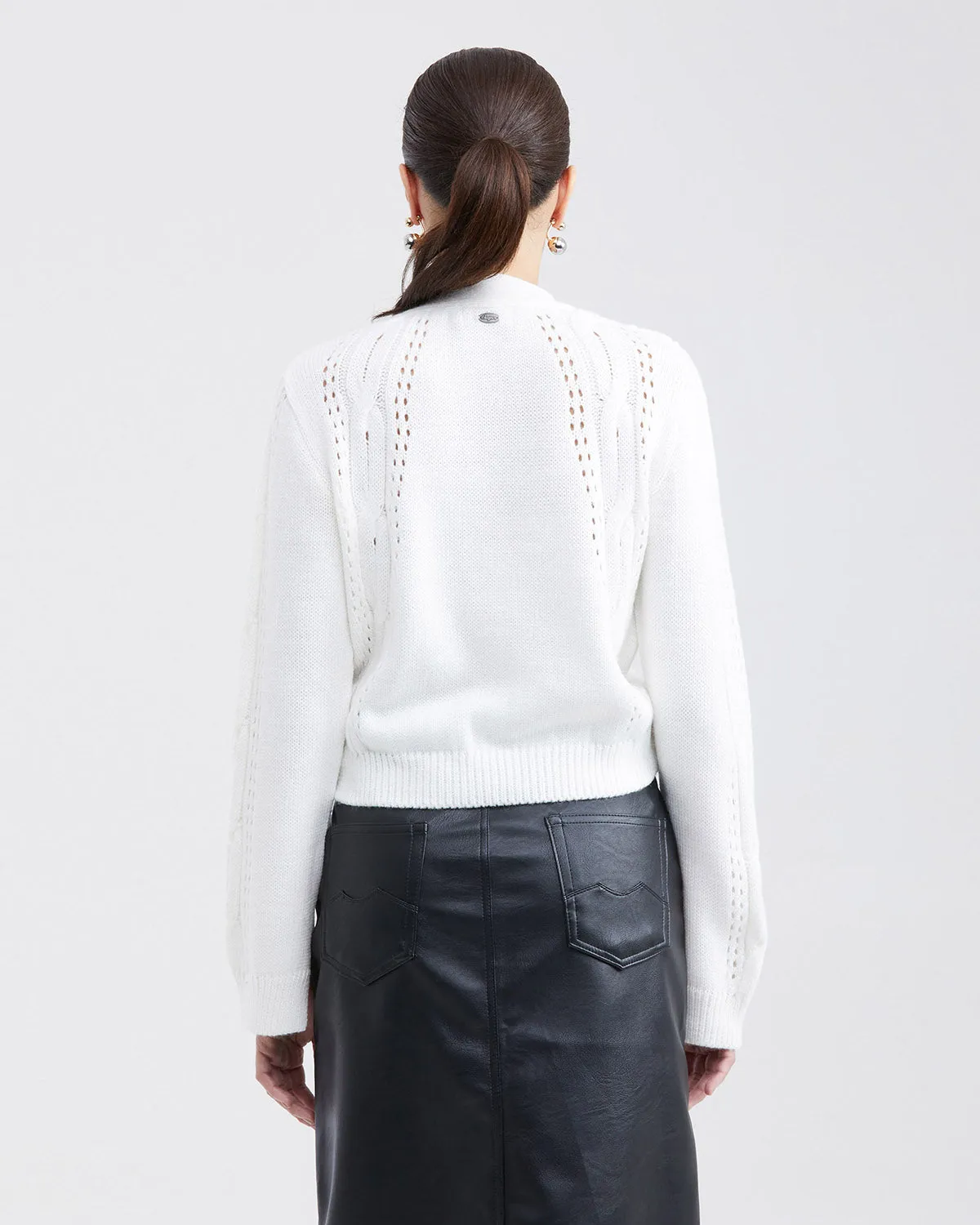 CARDIGAN SOFT IN WHITE