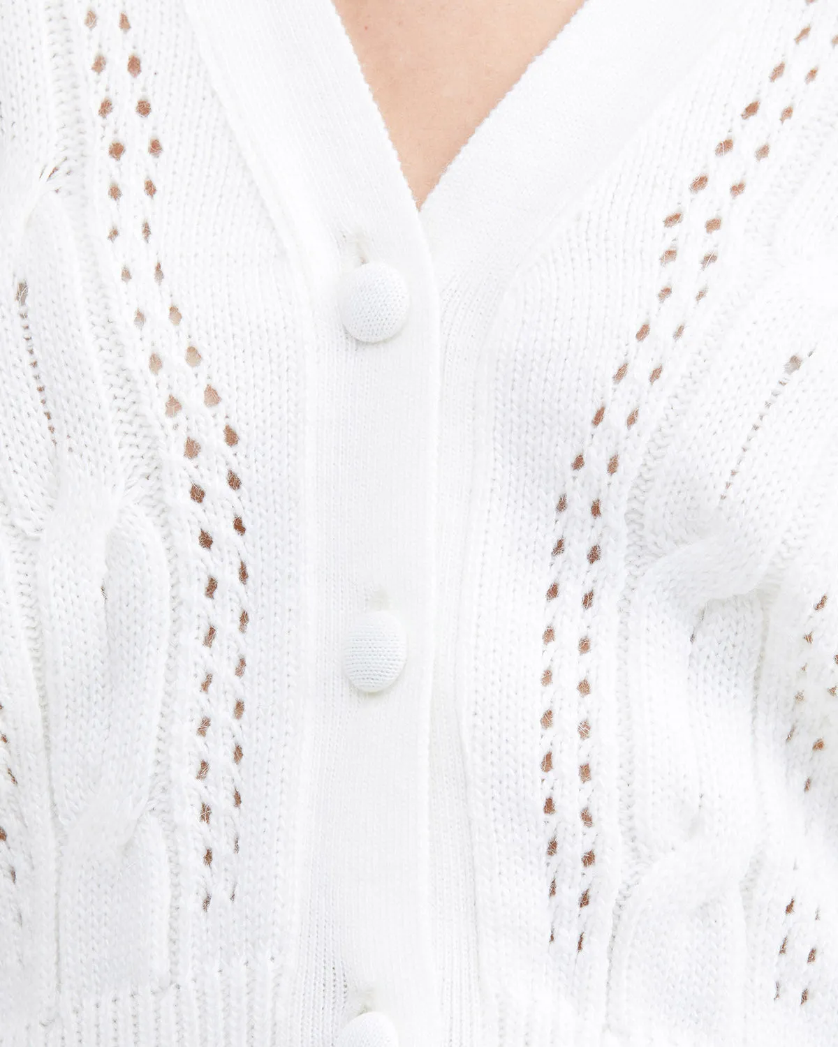 CARDIGAN SOFT IN WHITE
