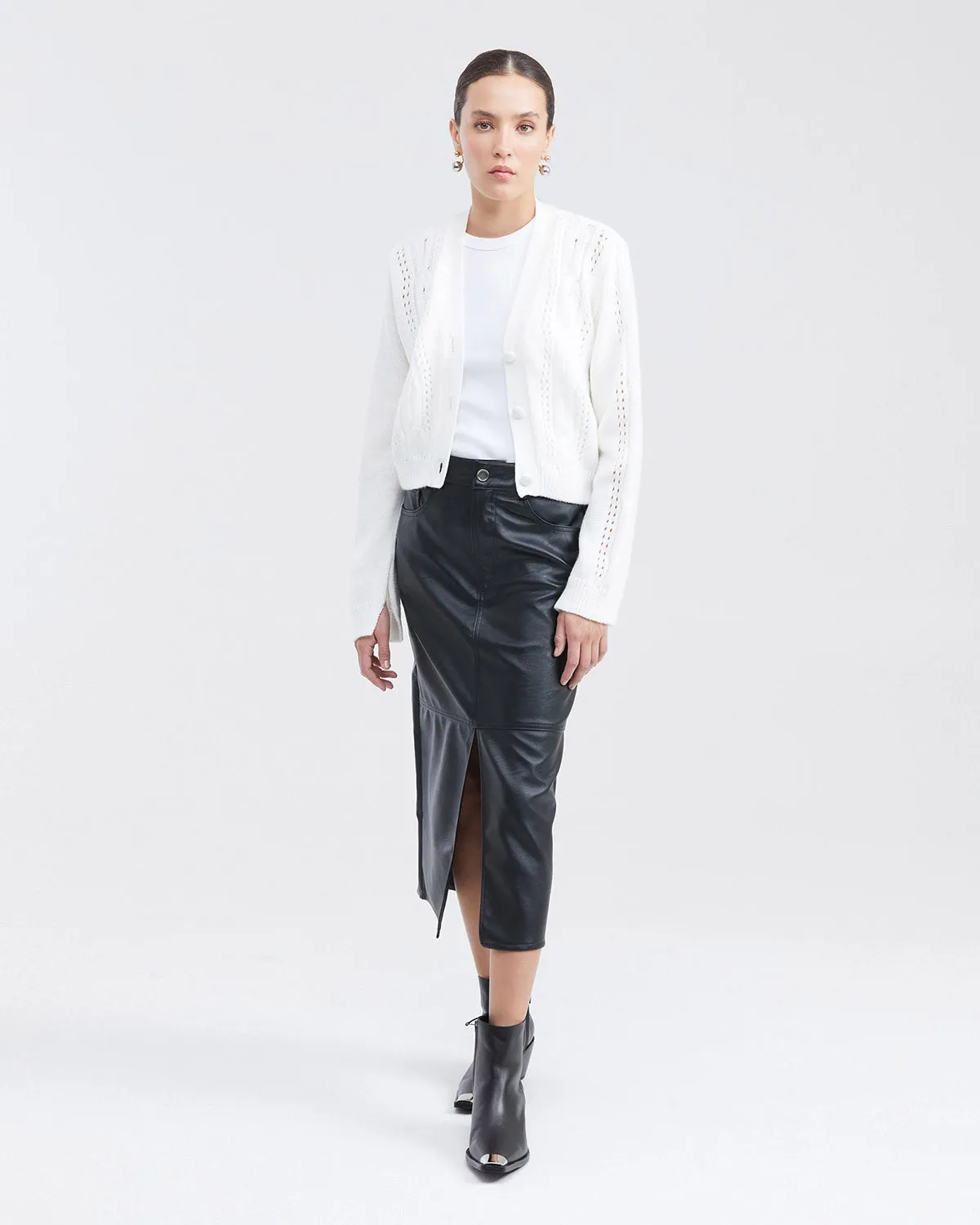 CARDIGAN SOFT IN WHITE