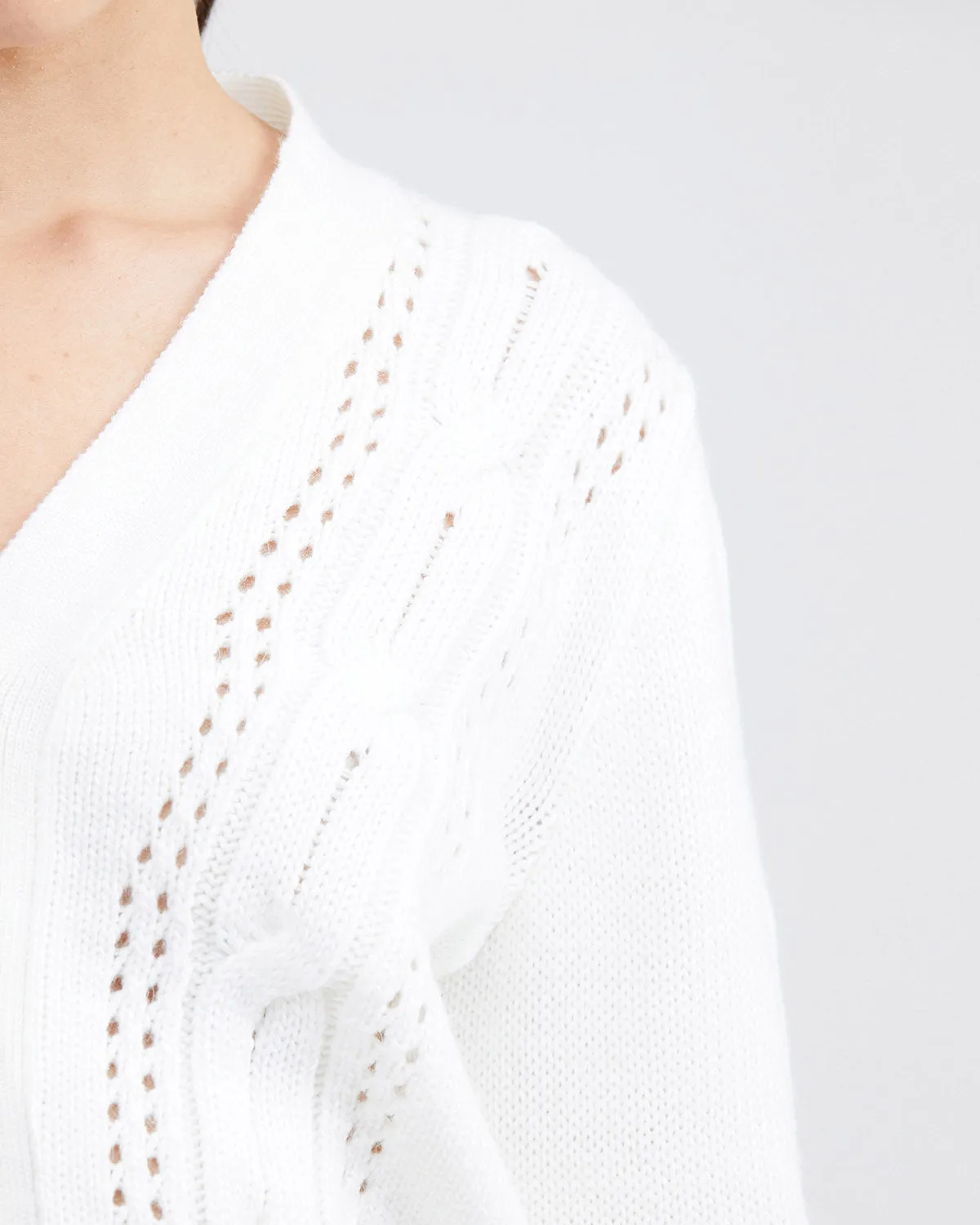 CARDIGAN SOFT IN WHITE