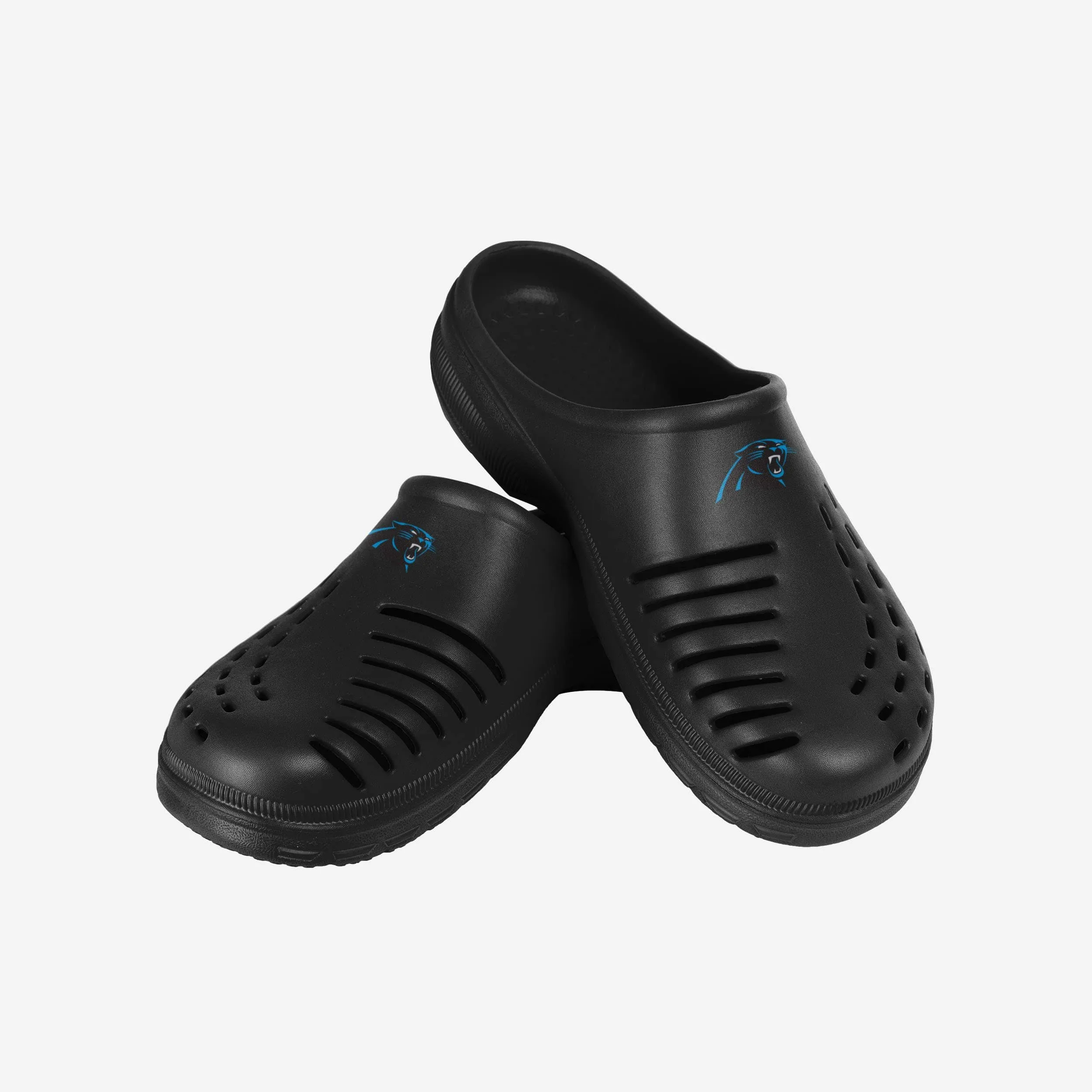 Carolina Panthers Mens Solid Clog