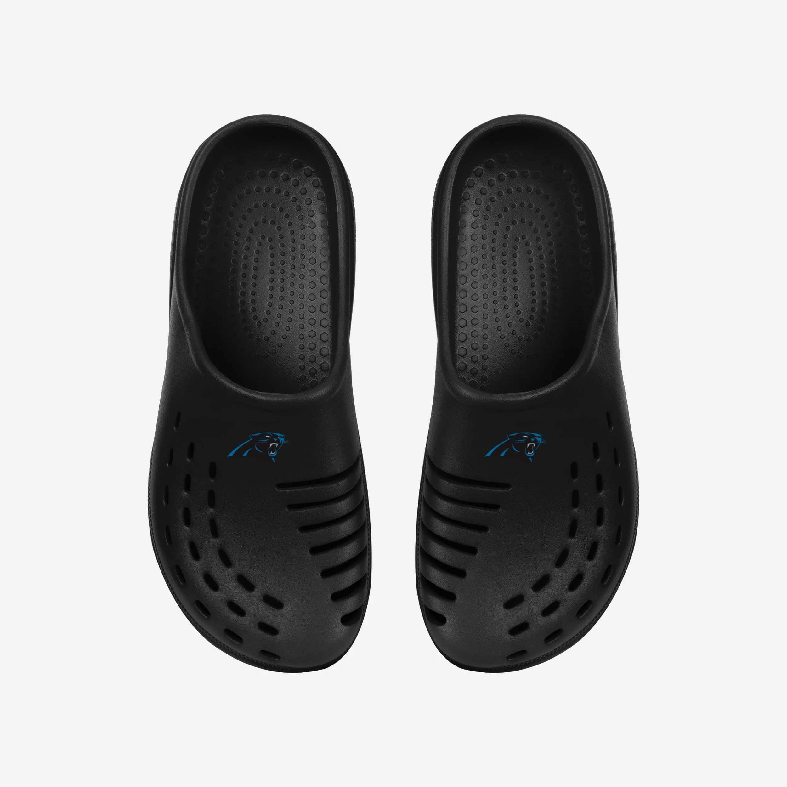 Carolina Panthers Mens Solid Clog