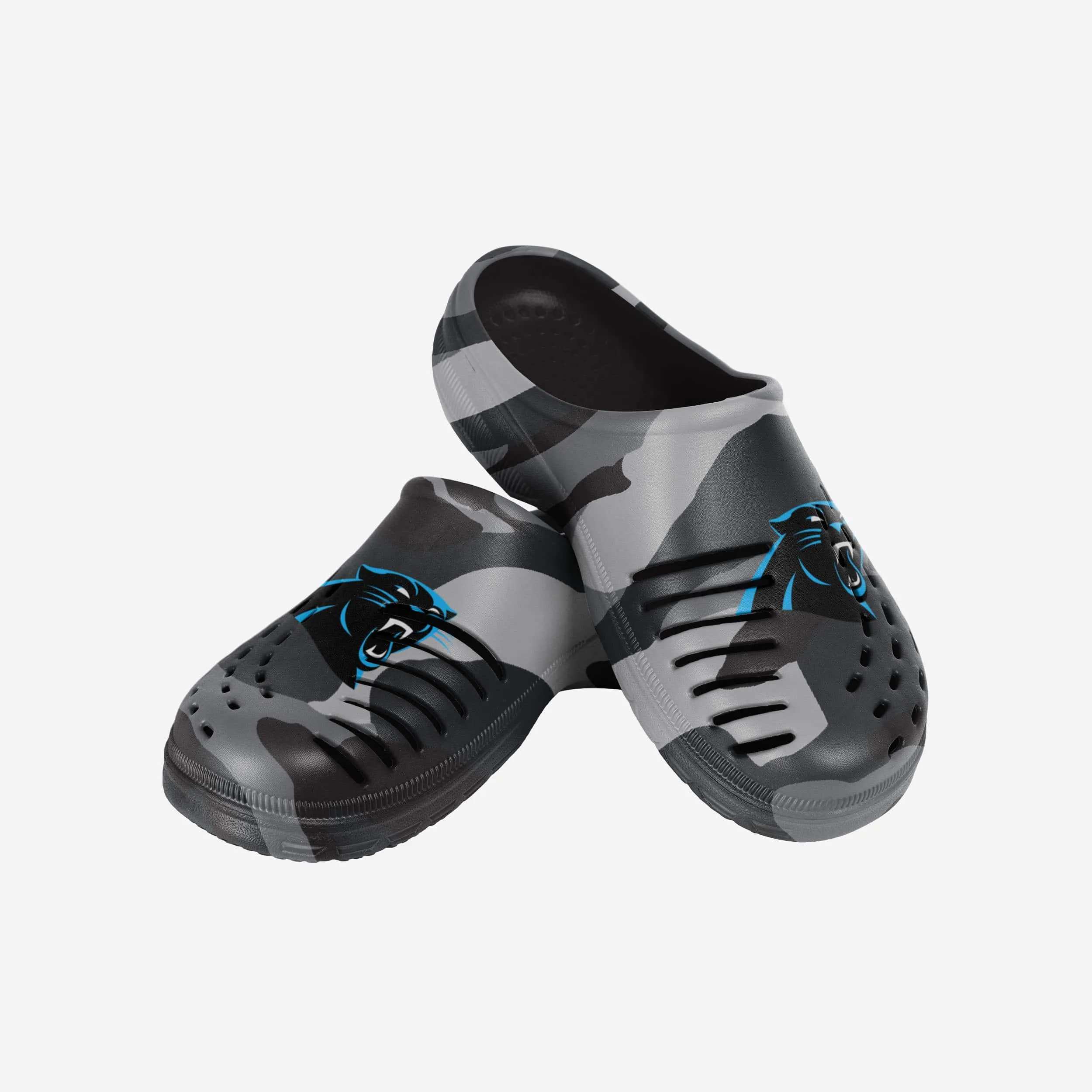 Carolina Panthers Tonal Camo Clog
