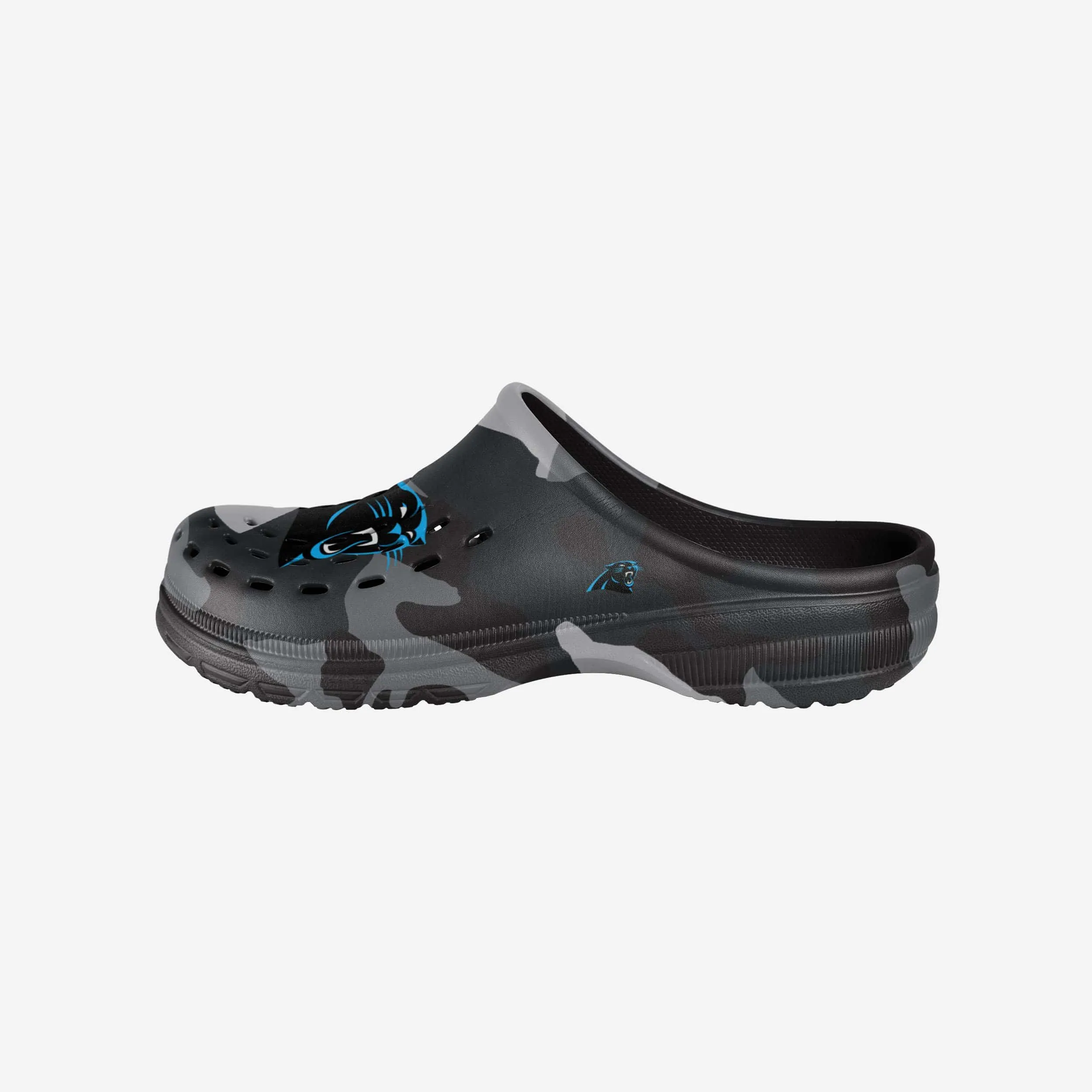 Carolina Panthers Tonal Camo Clog