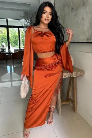 CATCH YOU LATER SKIRT SET