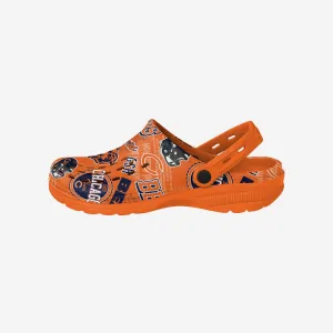 Chicago Bears Historic Print Clog With Strap