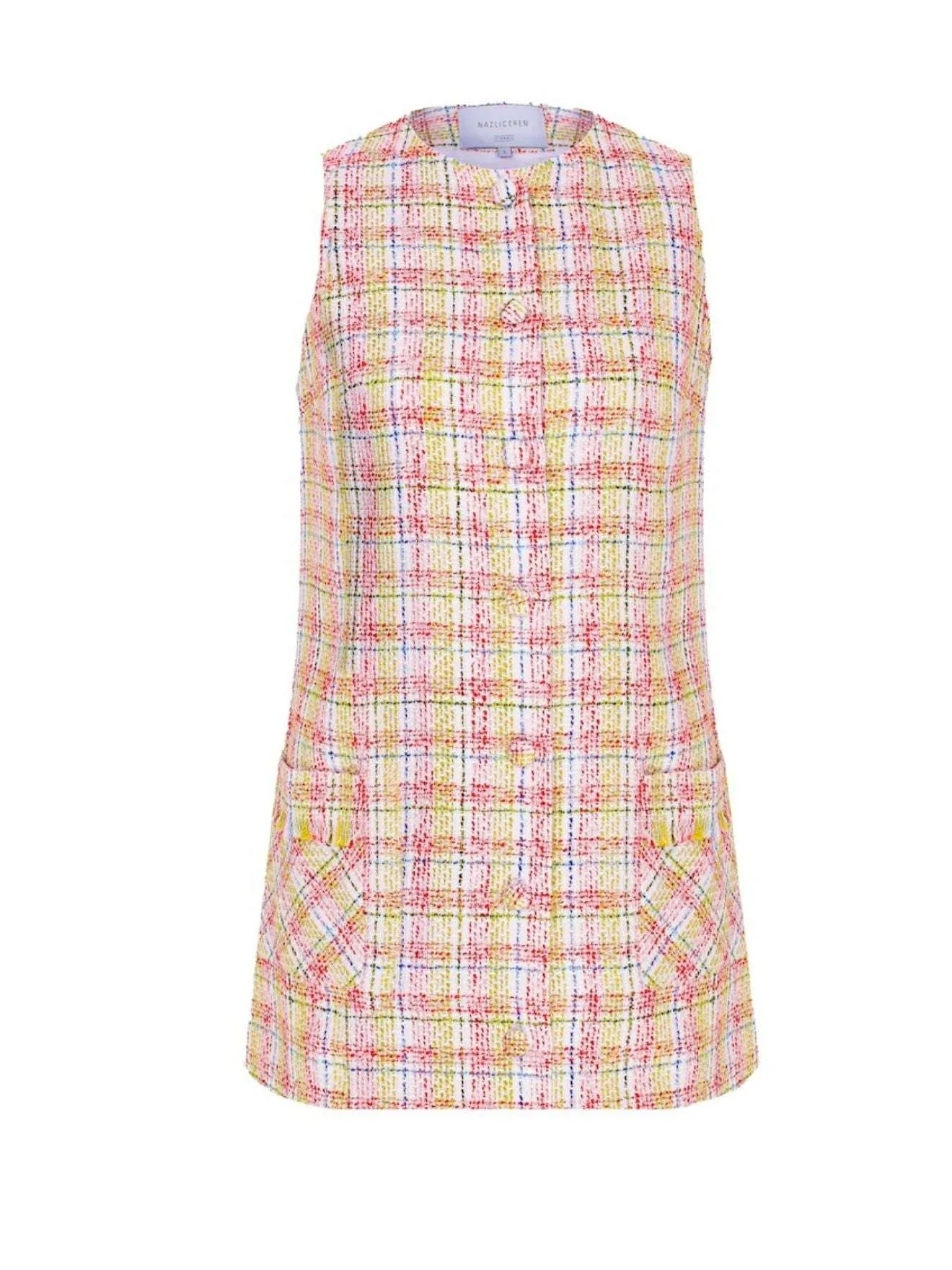 Chloe Cotton Tweed Mini Dress