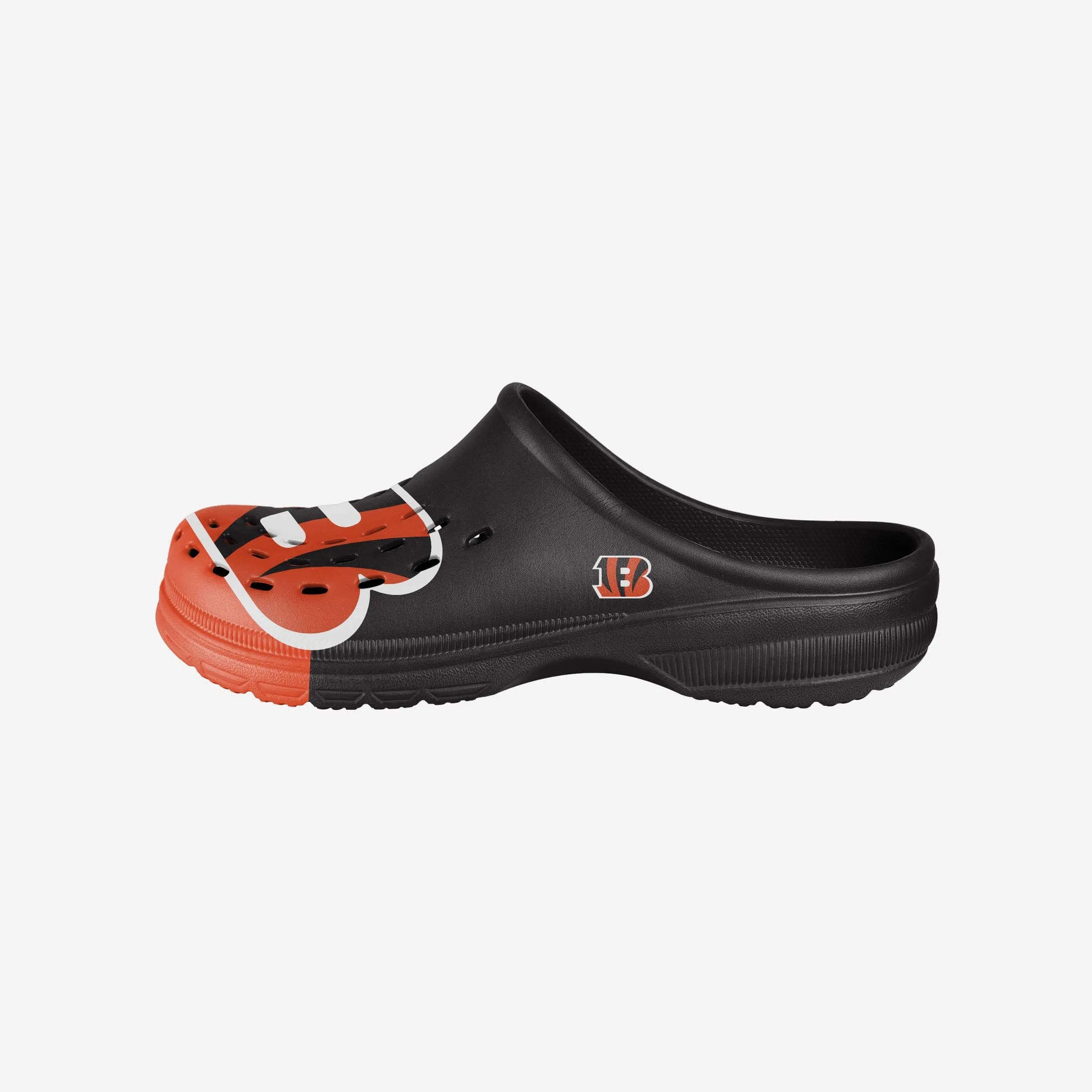Cincinnati Bengals Colorblock Big Logo Clog