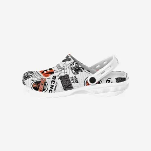 Cincinnati Bengals Historic Print Clog With Strap
