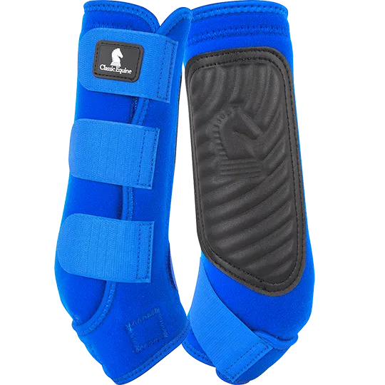 Classic Equine Classic Fit Hind Blue Boots