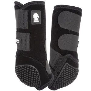 Classic Equine Flexion by Legacy Front Protective Boots- Black