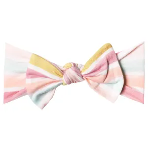 Copper Pearl - Knit Headband Bow - Belle