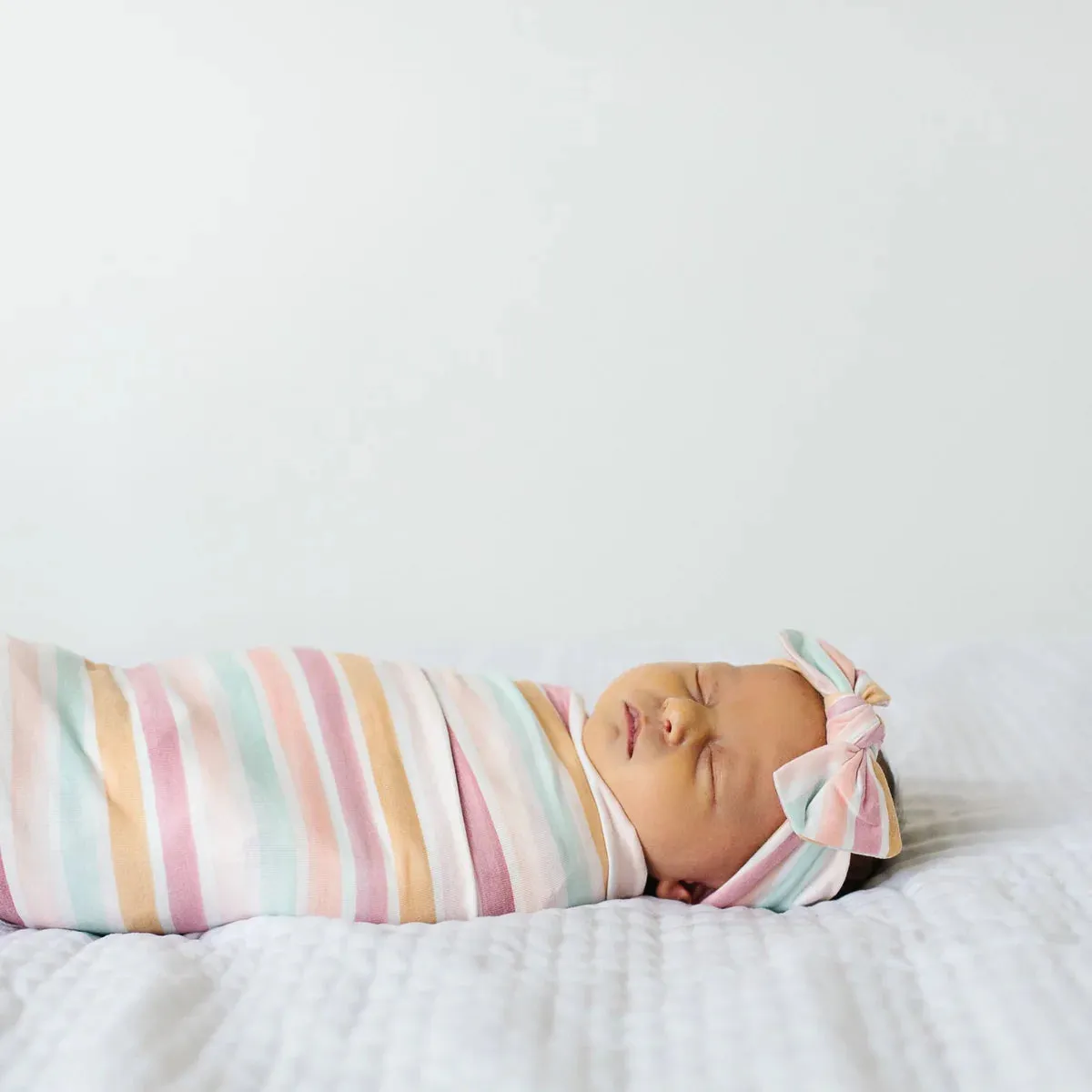 Copper Pearl - Knit Headband Bow - Belle
