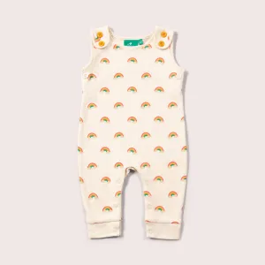 Cream Rainbows Everyday Dungarees