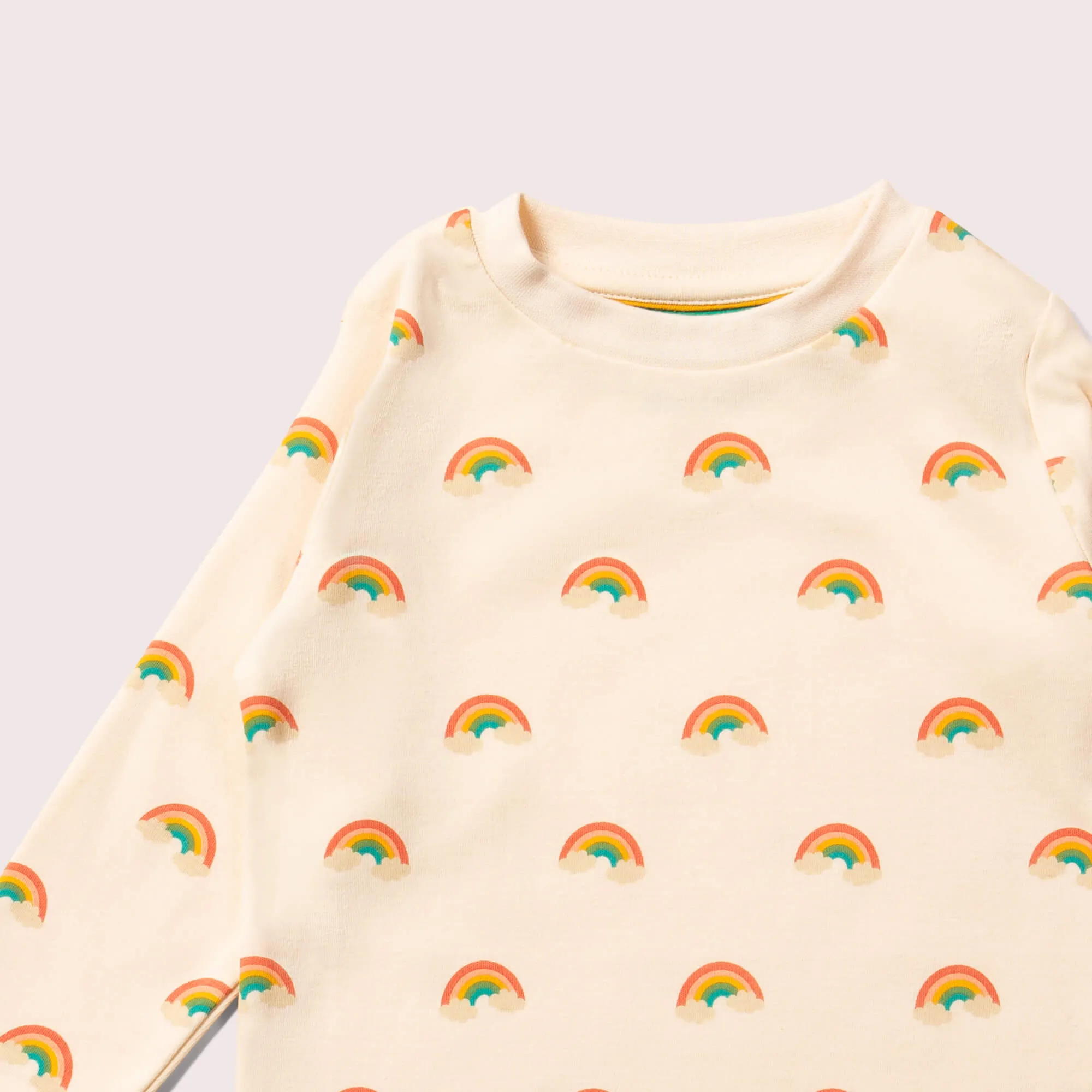 Cream Rainbows Organic Pyjamas