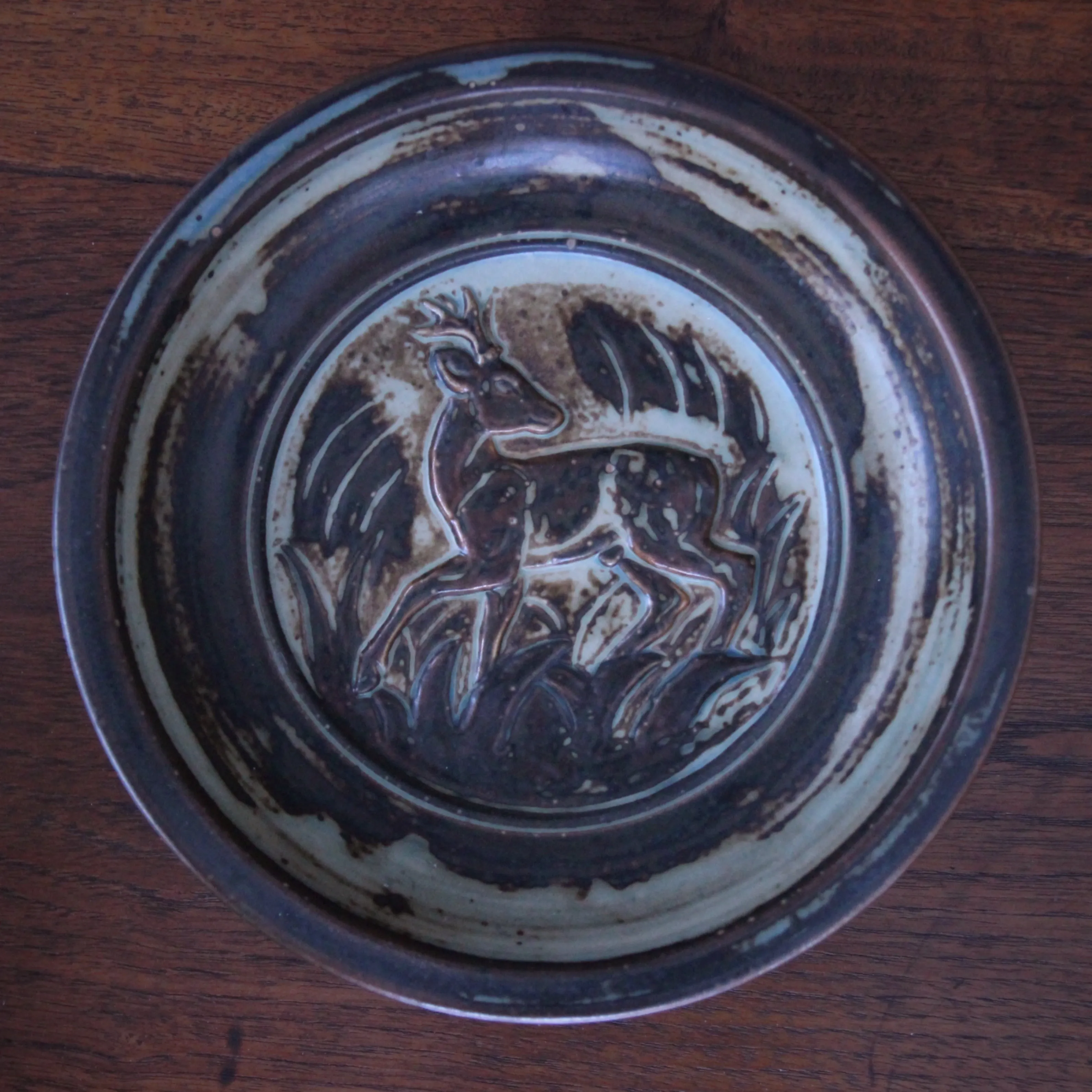 Danish Modern Deer Plate