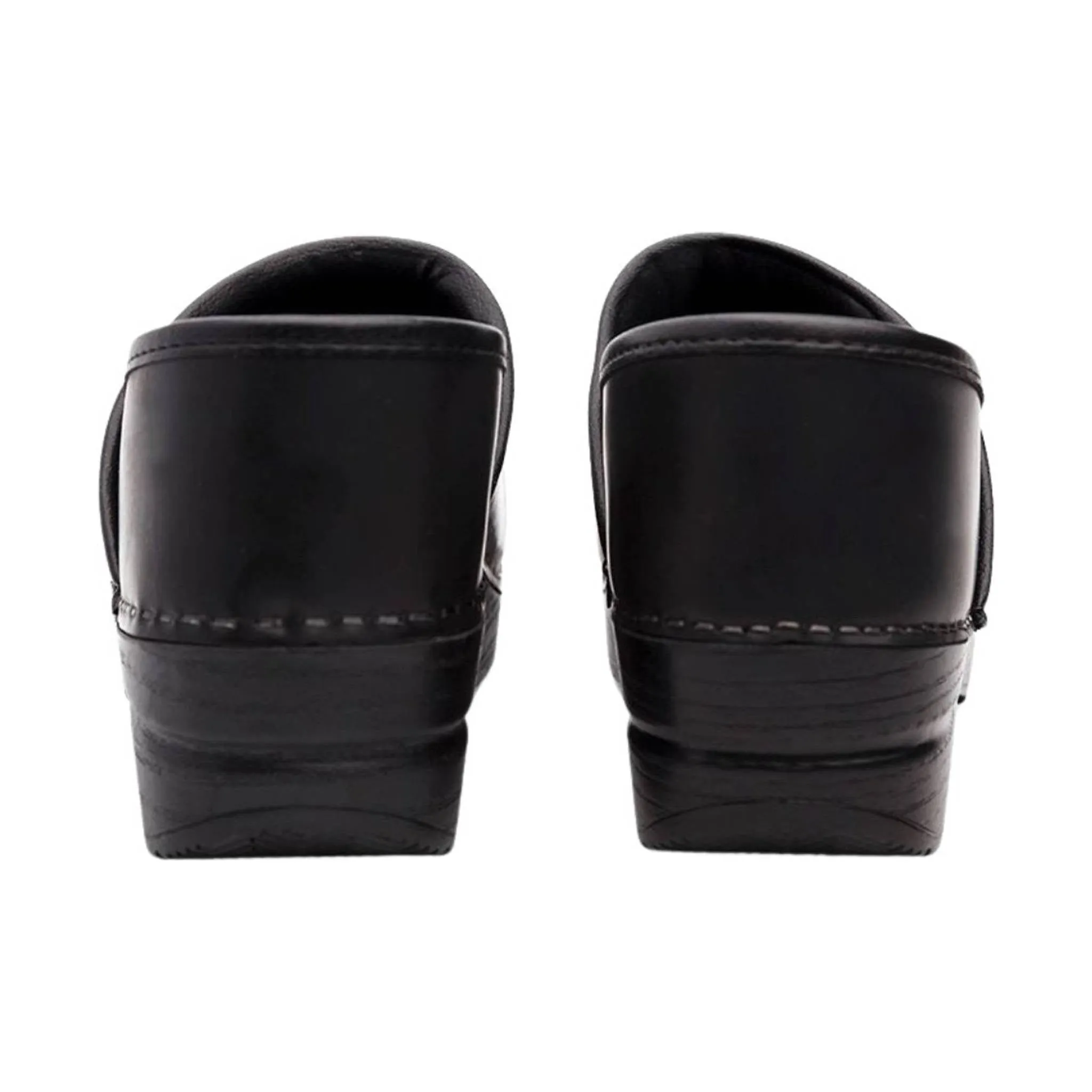 Dansko Women's Professional Clogs (Wide) - Black Cabrio