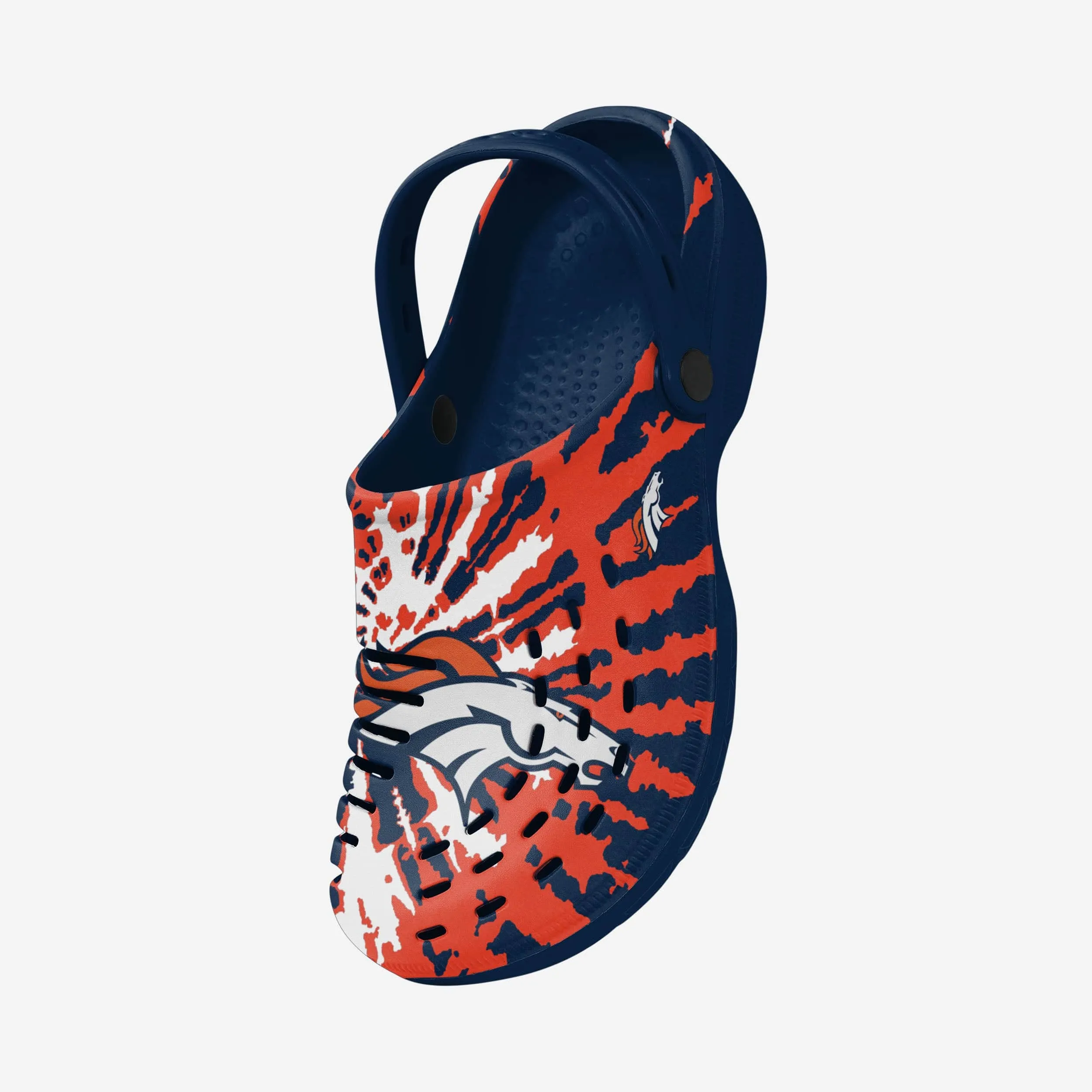 Denver Broncos Tie-Dye Clog With Strap