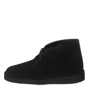 Desert Coal Black Suede