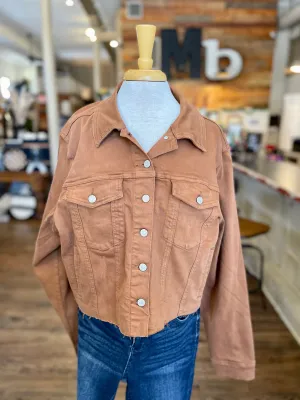 Desert Night Denim Jacket in Camel