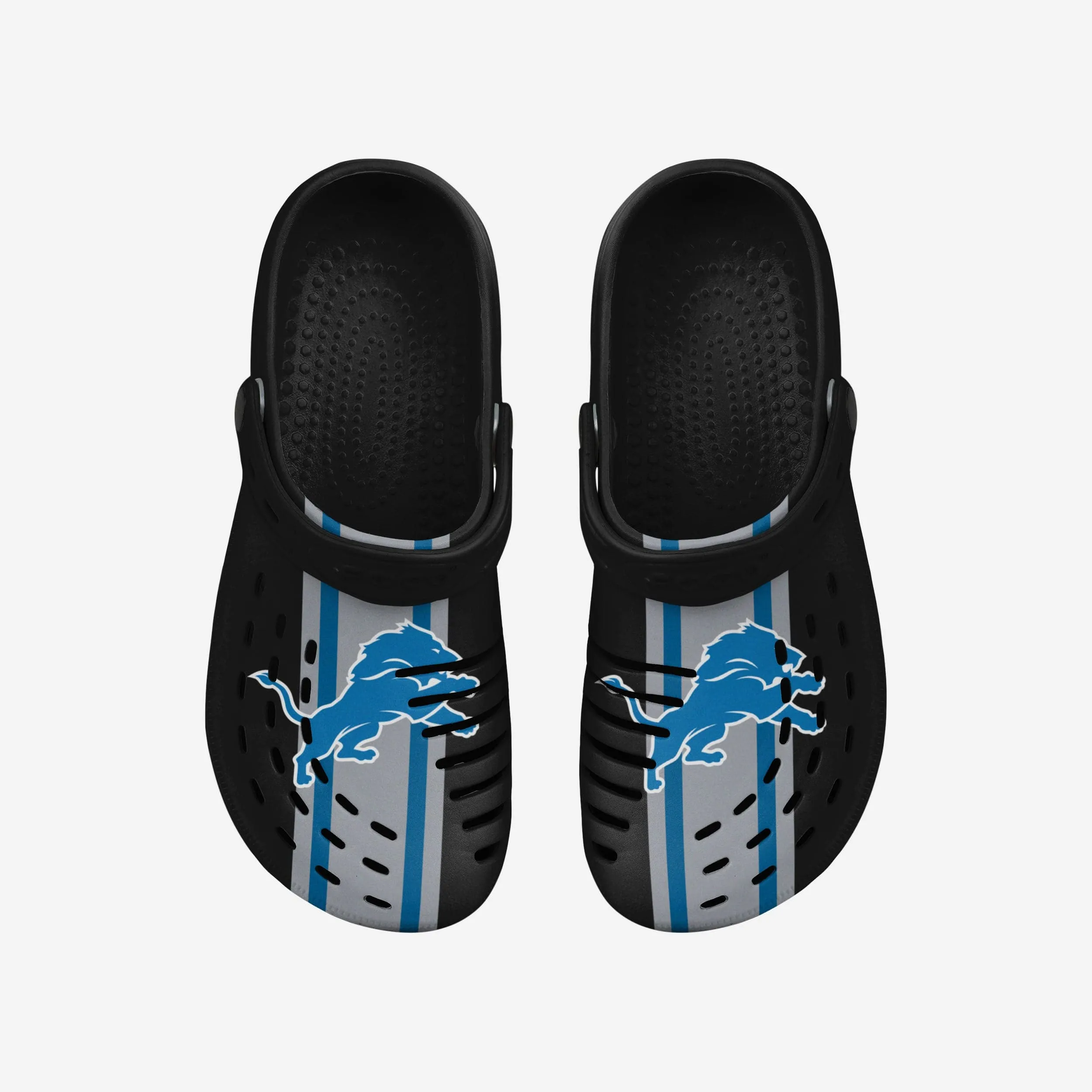 Detroit Lions Team Stripe Clog With Strap