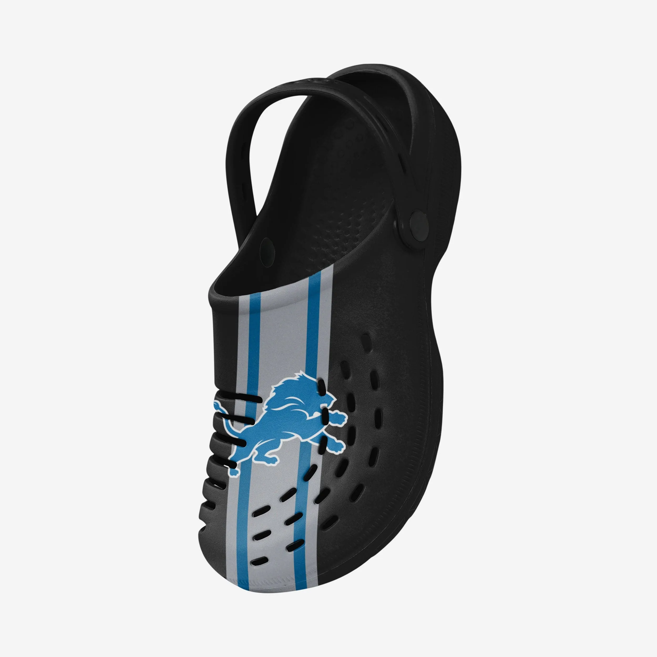 Detroit Lions Team Stripe Clog With Strap