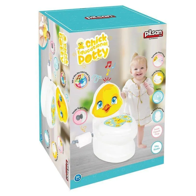 Educational Fun Toilet Bowl, Chick Design
