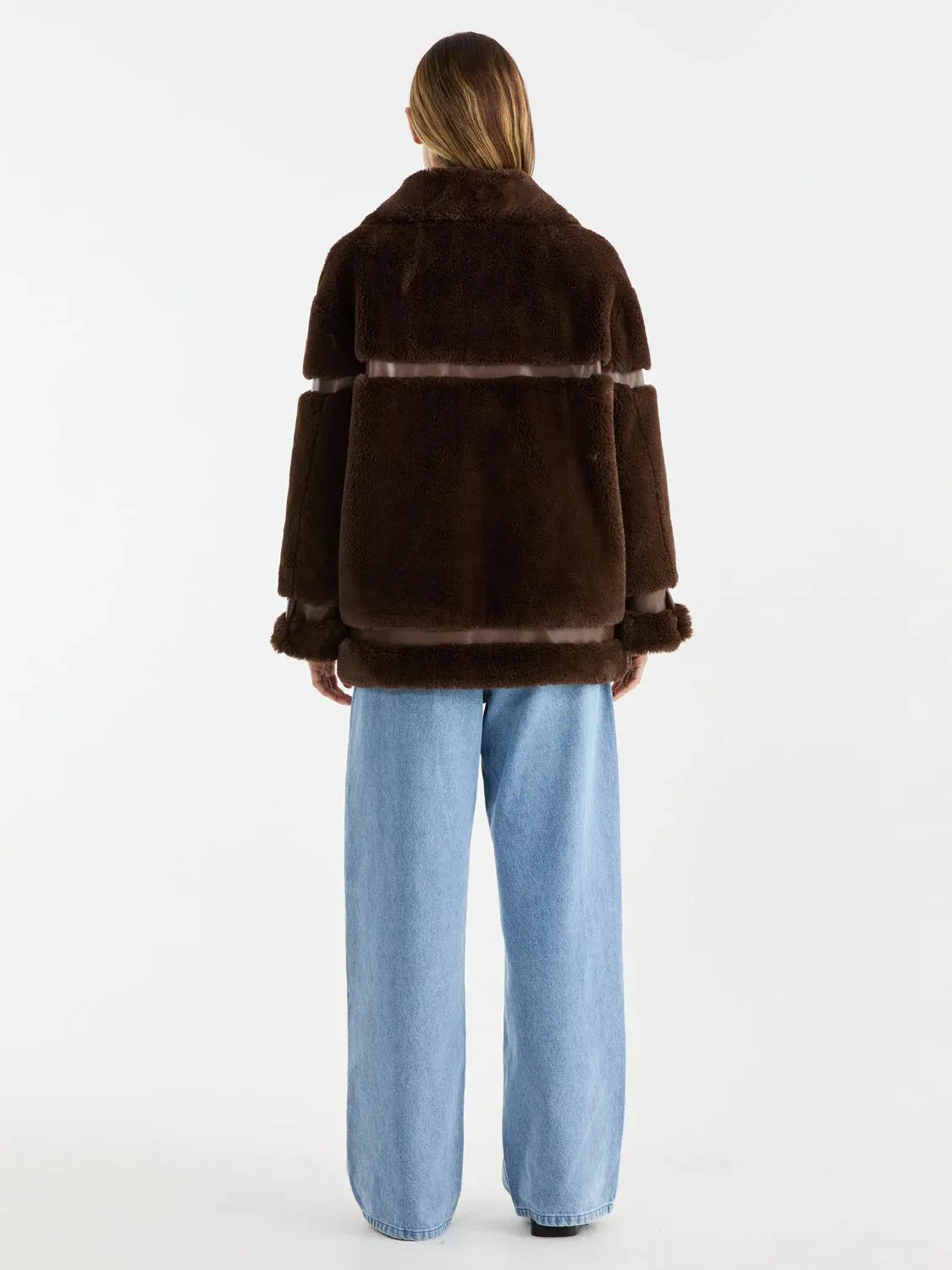 ENA PELLY | CLOVER FAUX FUR JACKET