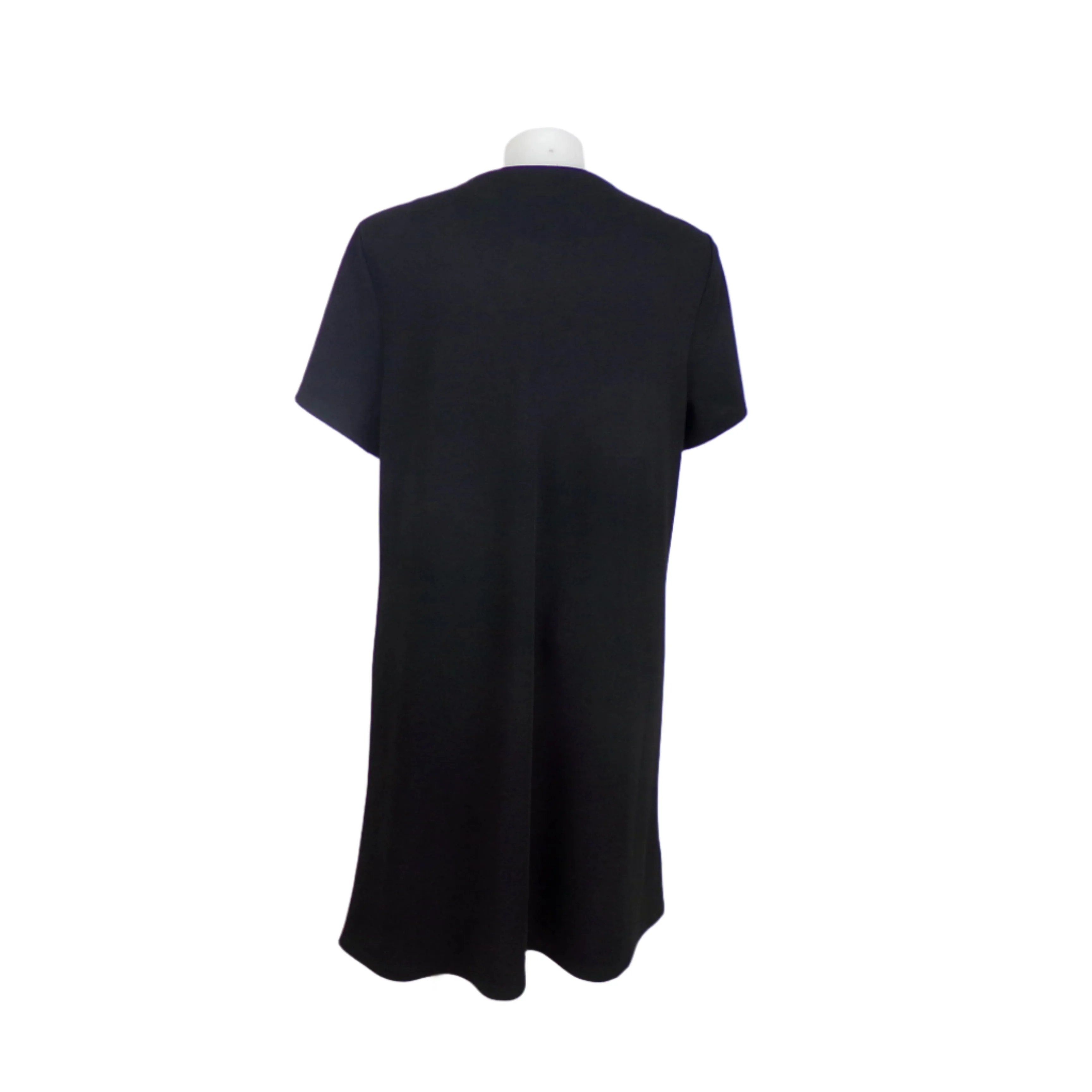 Estelle Black Stretch Shift Dress Size 22