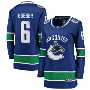 Fanatics Breakaway Womens Home Jersey - Vancouver Canucks Royal Orca - Brock Boeser
